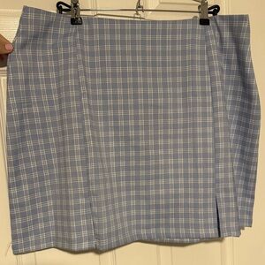 SHEIN Plaid Mini Skirt